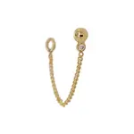 Pupil Hall YG Threadless 16mm Dottie Diamond Mini Lasso