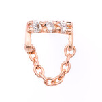 Pupil Hall RG Threadless Mini Major w/ Chain