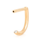 Pupil Hall YG 1/4" Unexpected Post with Diamond