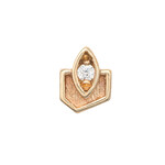 Pupil Hall YG Threadless Another Dimension Gemmed w/ Diamond