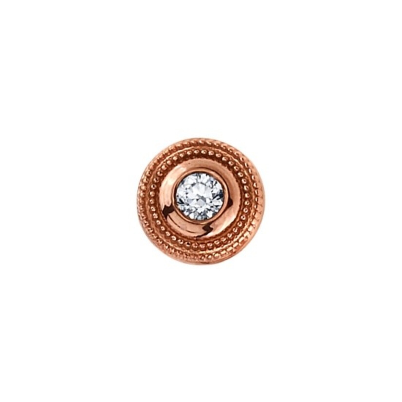 BVLA YG Threadless Millgrain Bezel