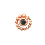BVLA RG Threadless Bead Swirl with 2mm Black Diamond