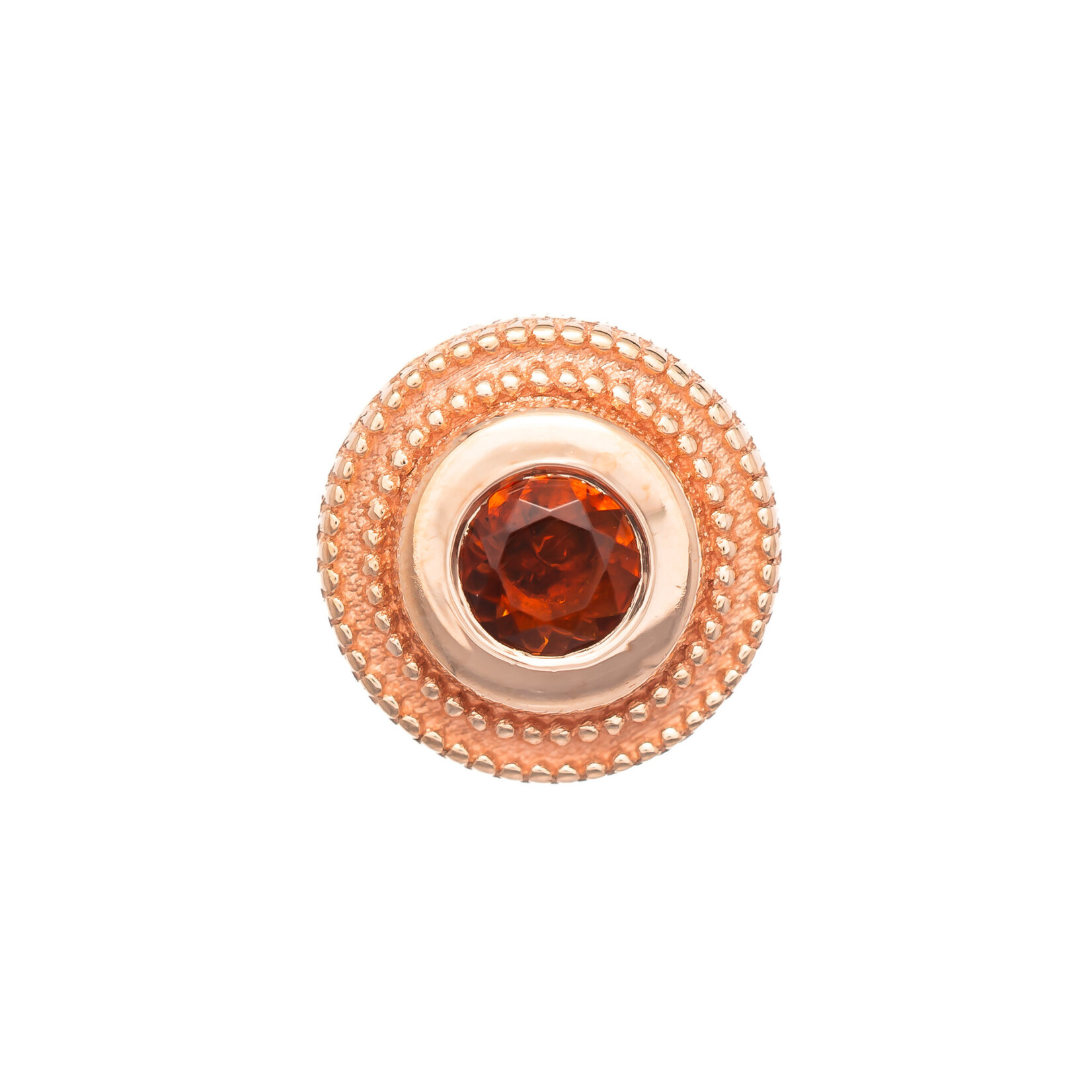 BVLA Rose Gold Threadless Millgrain Bezel En