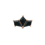 BVLA RG 16g Threaded Daydream 5x3mmm Onyx Faceted Kite (3)