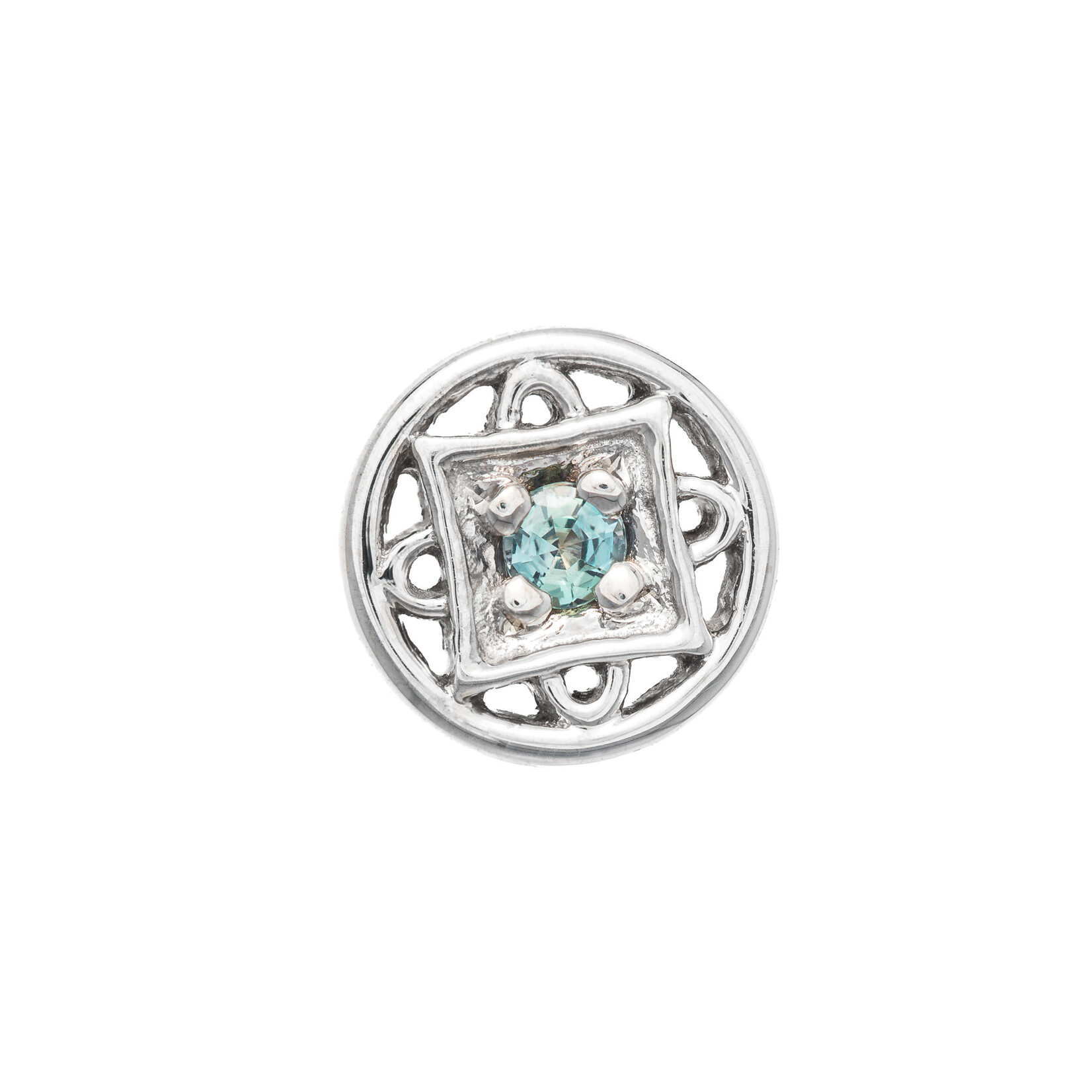 BVLA WG 18/16g Threaded Paloma Square with Alexandrite