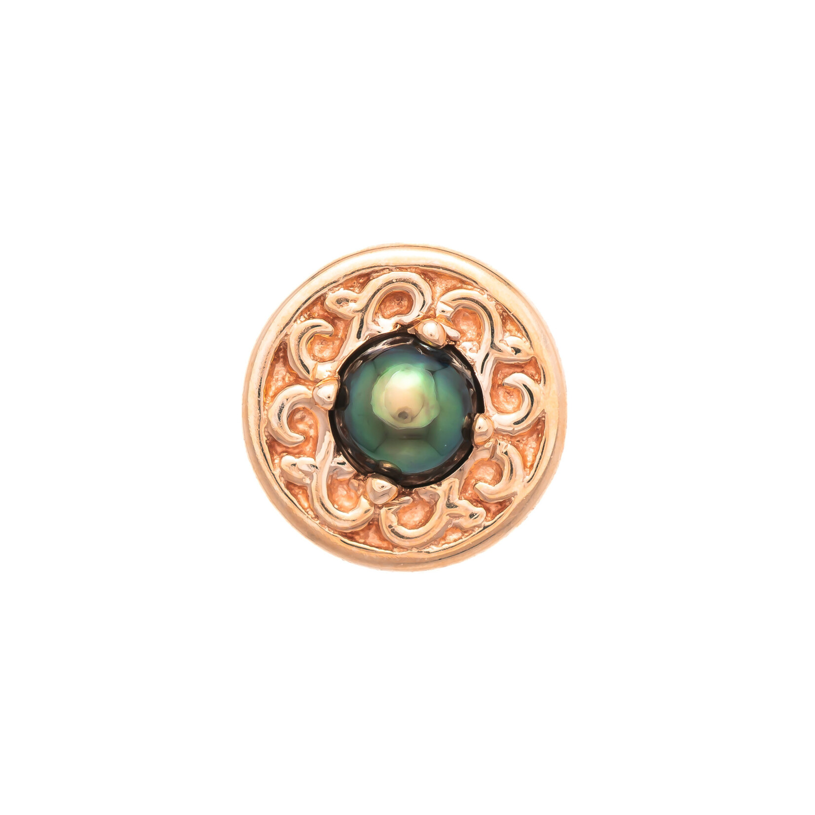 BVLA RG Threadless Elizabeth 2mm Black Pearl