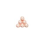 BVLA RG Threadless 3mm 6 Bead Triangle