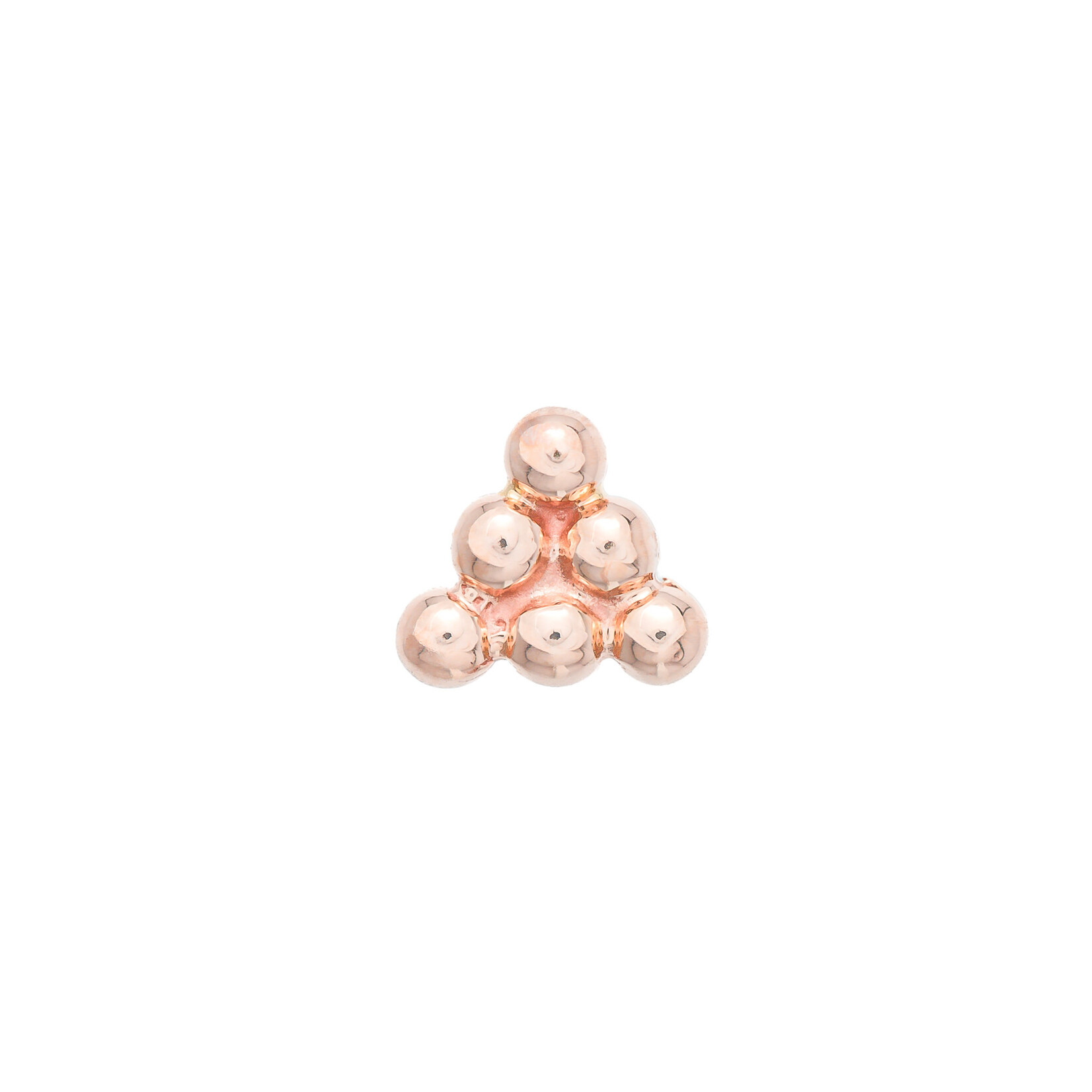 BVLA RG Threadless 3mm 6 Bead Triangle