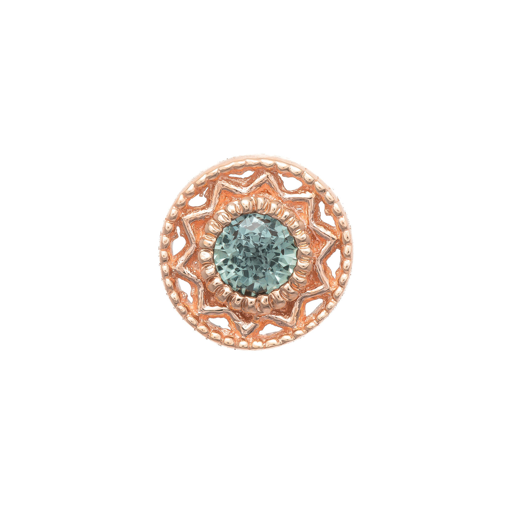 BVLA RG 16g Threaded Bandera with 2.5 mm Grey Sapphire