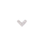 BVLA WG Threadless 4mm Hammered V