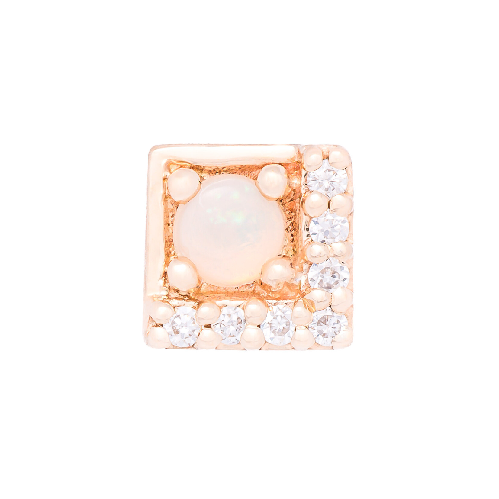 Modern Mood Jewelry YG Threadless Denver Opal
