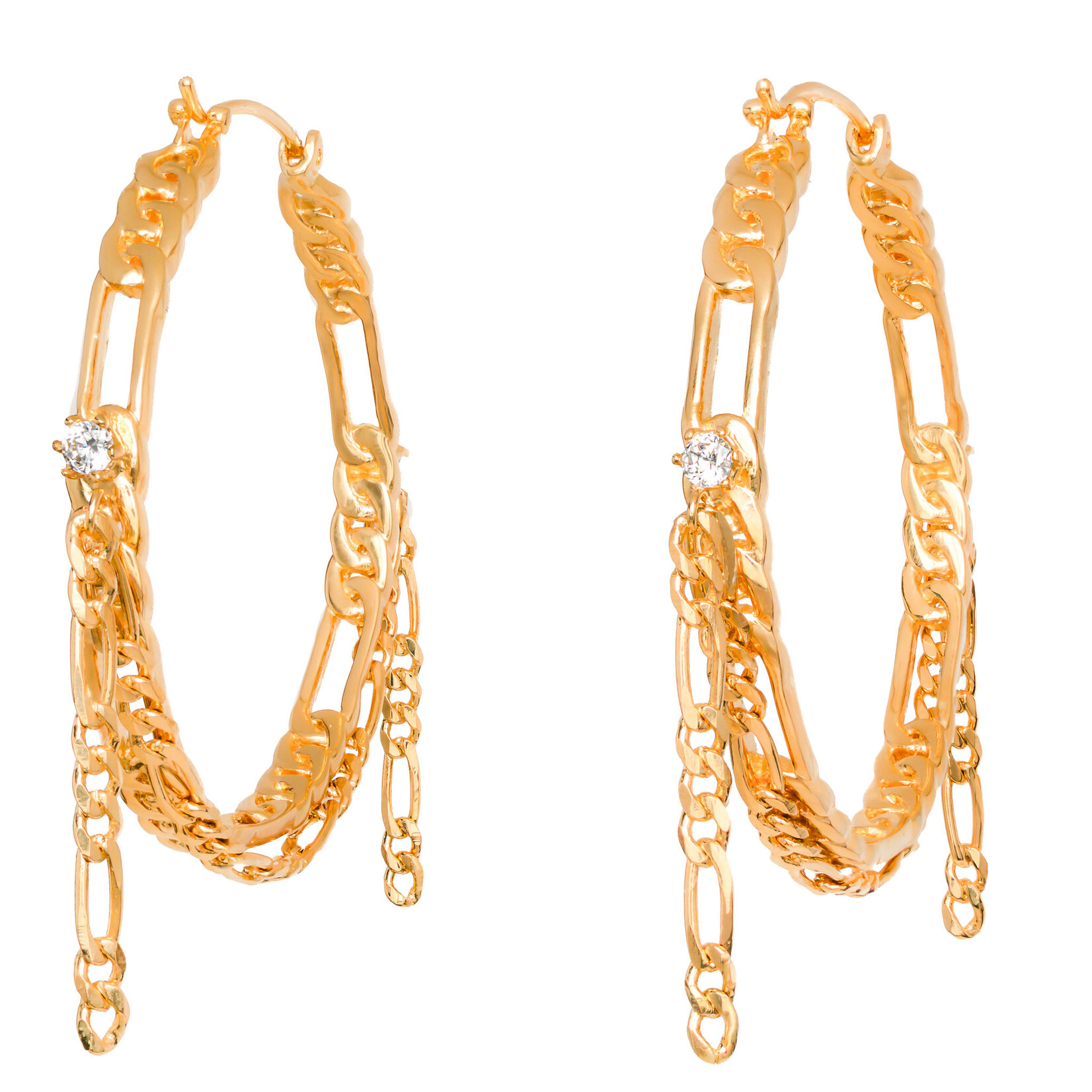 Maya Jewelry YG Plated Hesher Hangers
