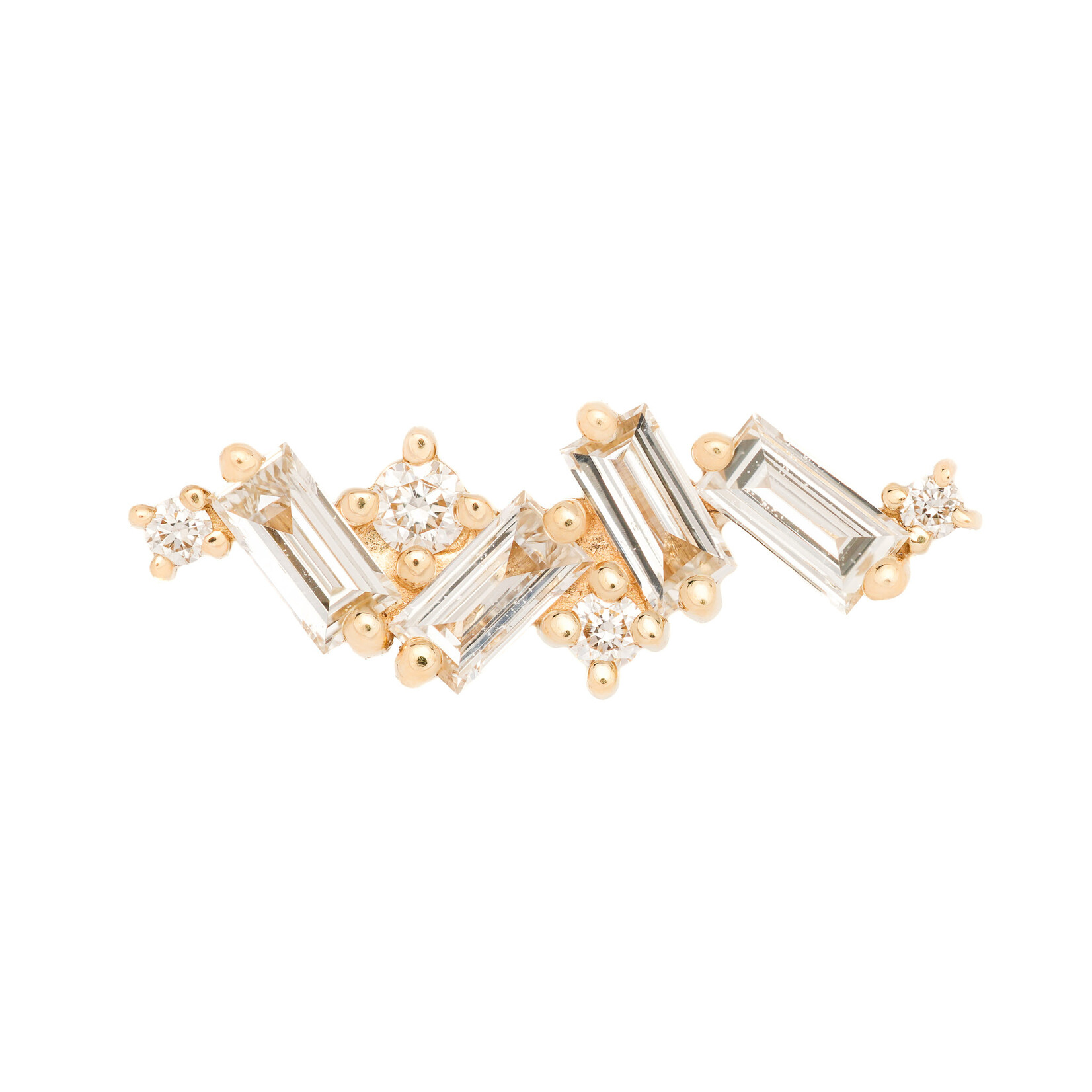 BVLA YG 14/12g Threaded Genesis with White Diamond