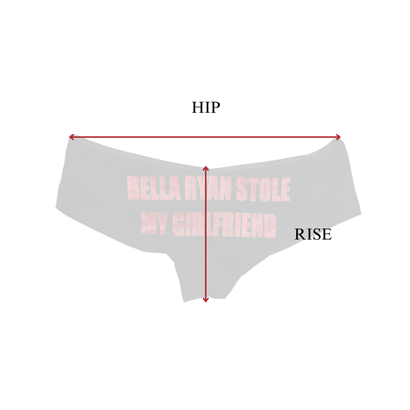 Bella Ryan "Bella Ryan Stole My Girlfriend" Black Boyshort