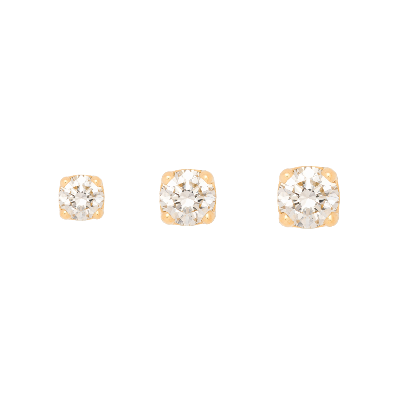 BVLA YG Threadless Gem Prong