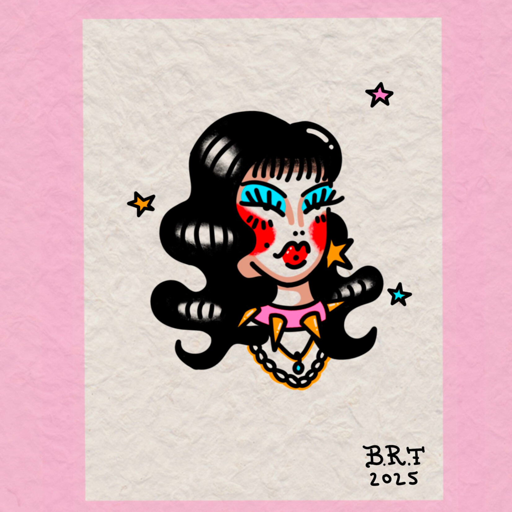 Shock Collar Flash Tattoo with Bella