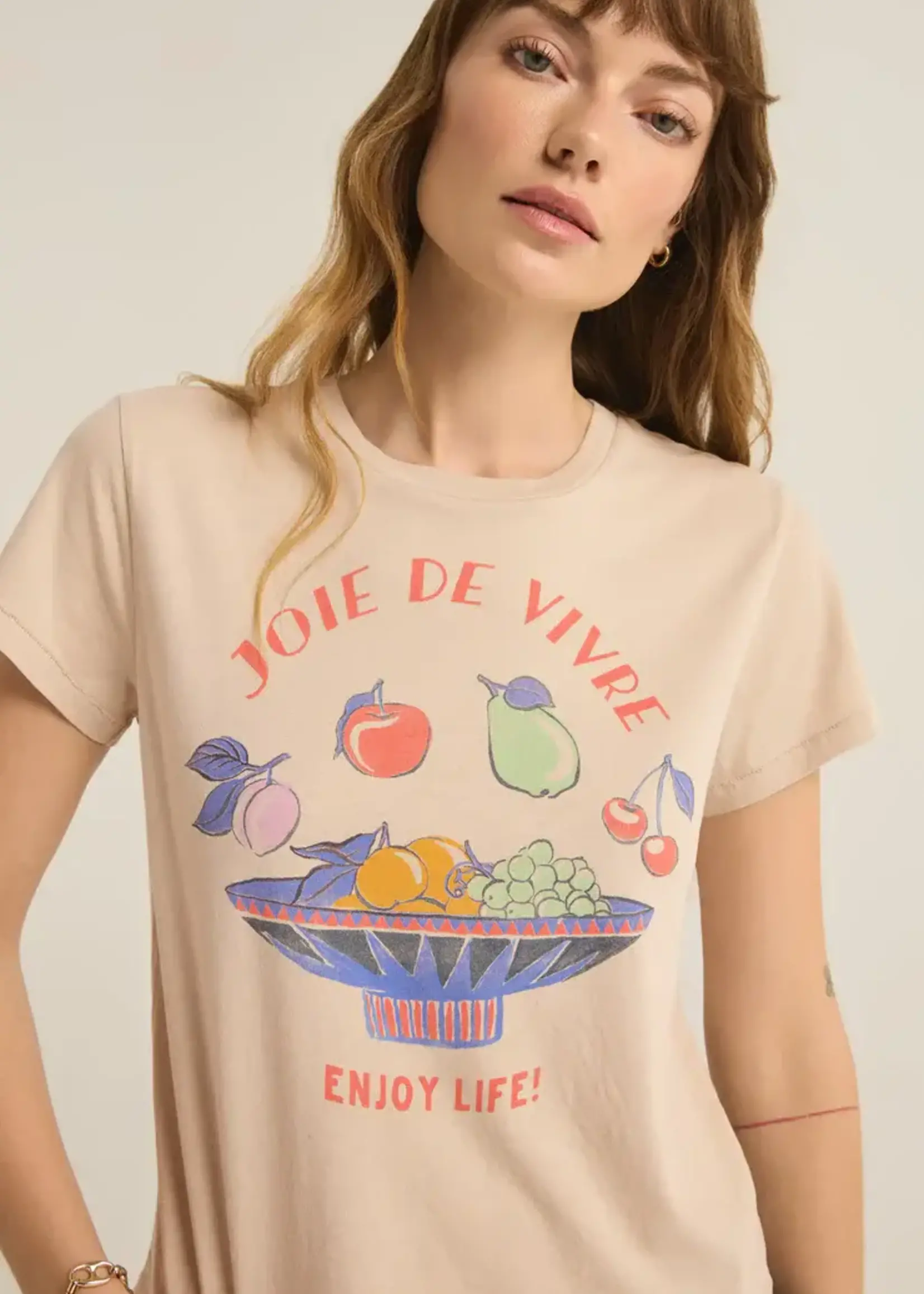 Z Supply 3316 Joie de Vivre Tourist T-Shirt