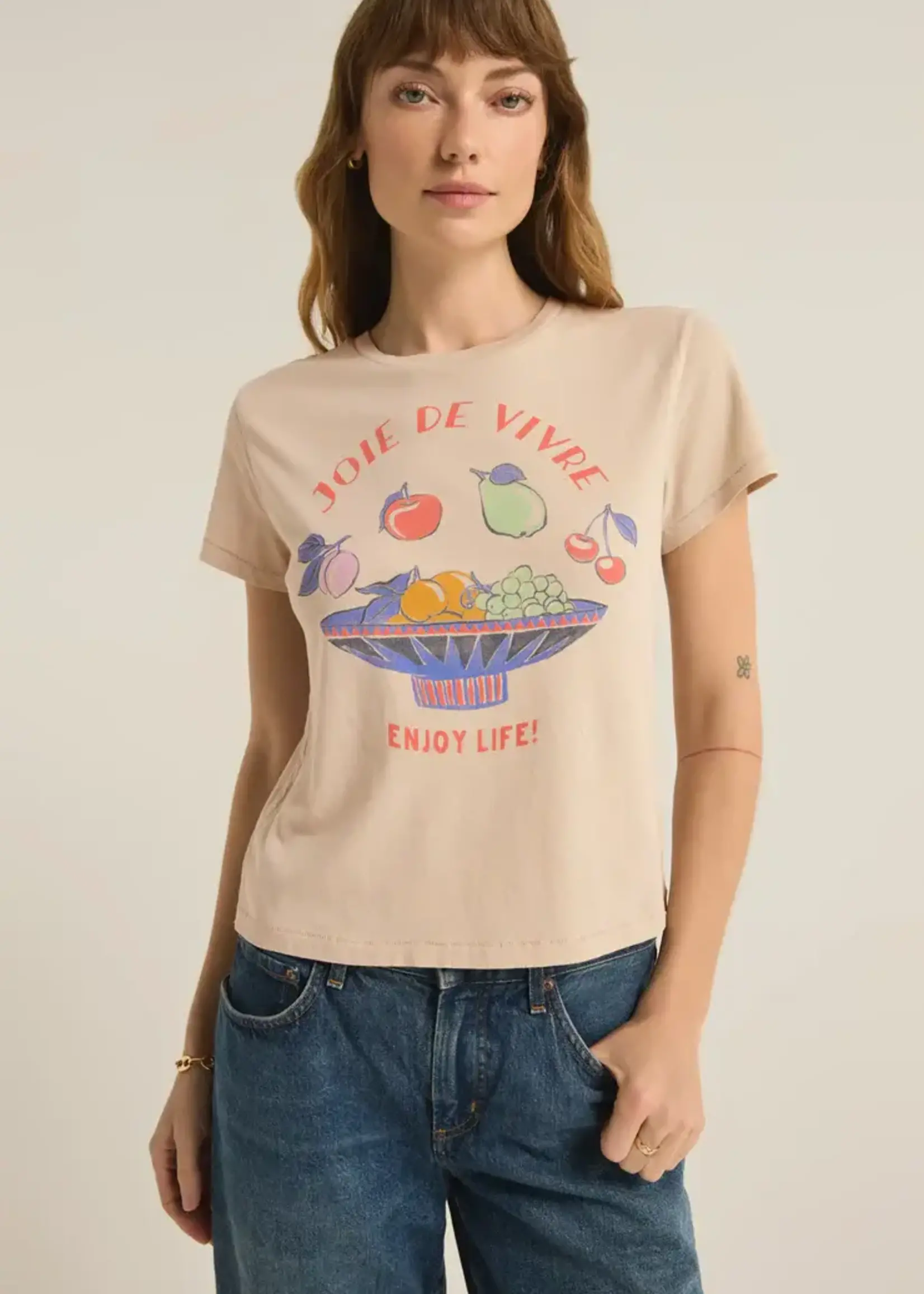 Z Supply 3316 Joie de Vivre Tourist T-Shirt