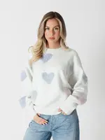 Lyla & Luxe Sherpa Sw Heart