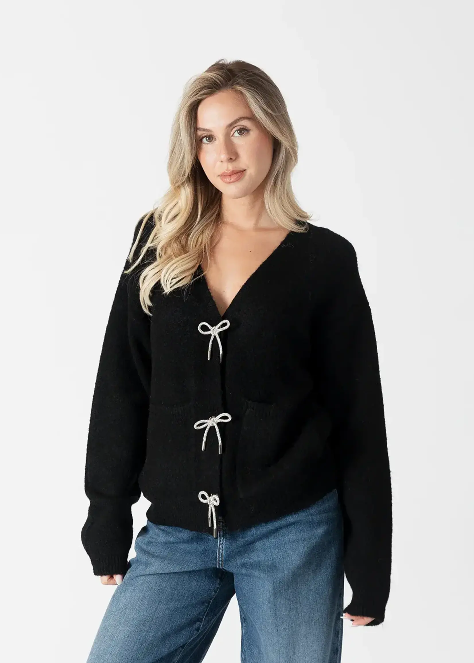 Lyla & Luxe Stella Cardigan Bow