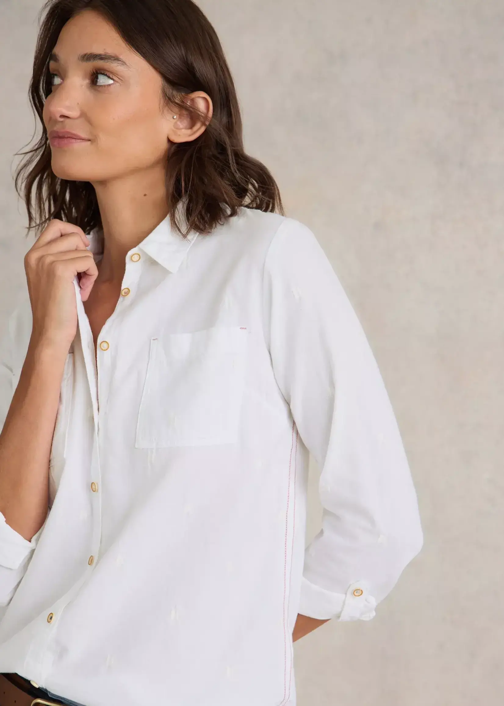 White Stuff 9531 Sophie Organic Cotton Shirt