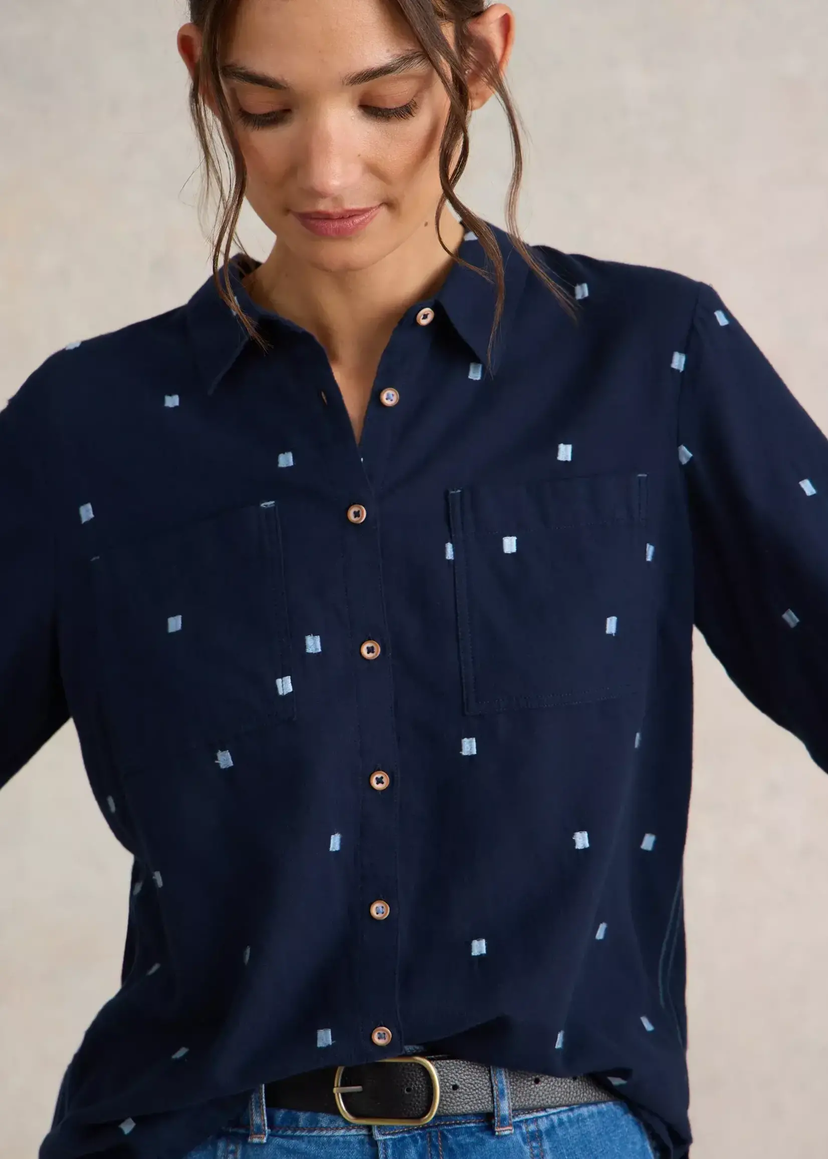 White Stuff 9531 Sophie Organic Cotton Shirt