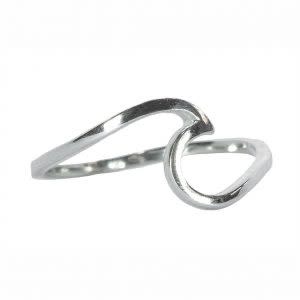 Puravida Silver Wave Ring.