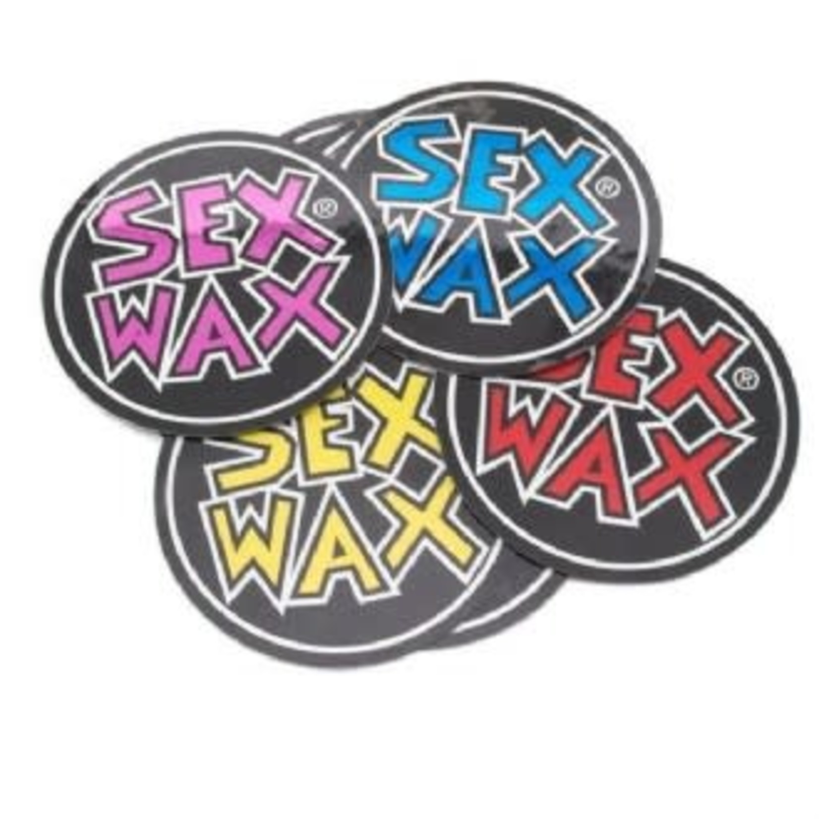 SEX WAX SEX WAX Diecut Circle  Sticker 3"