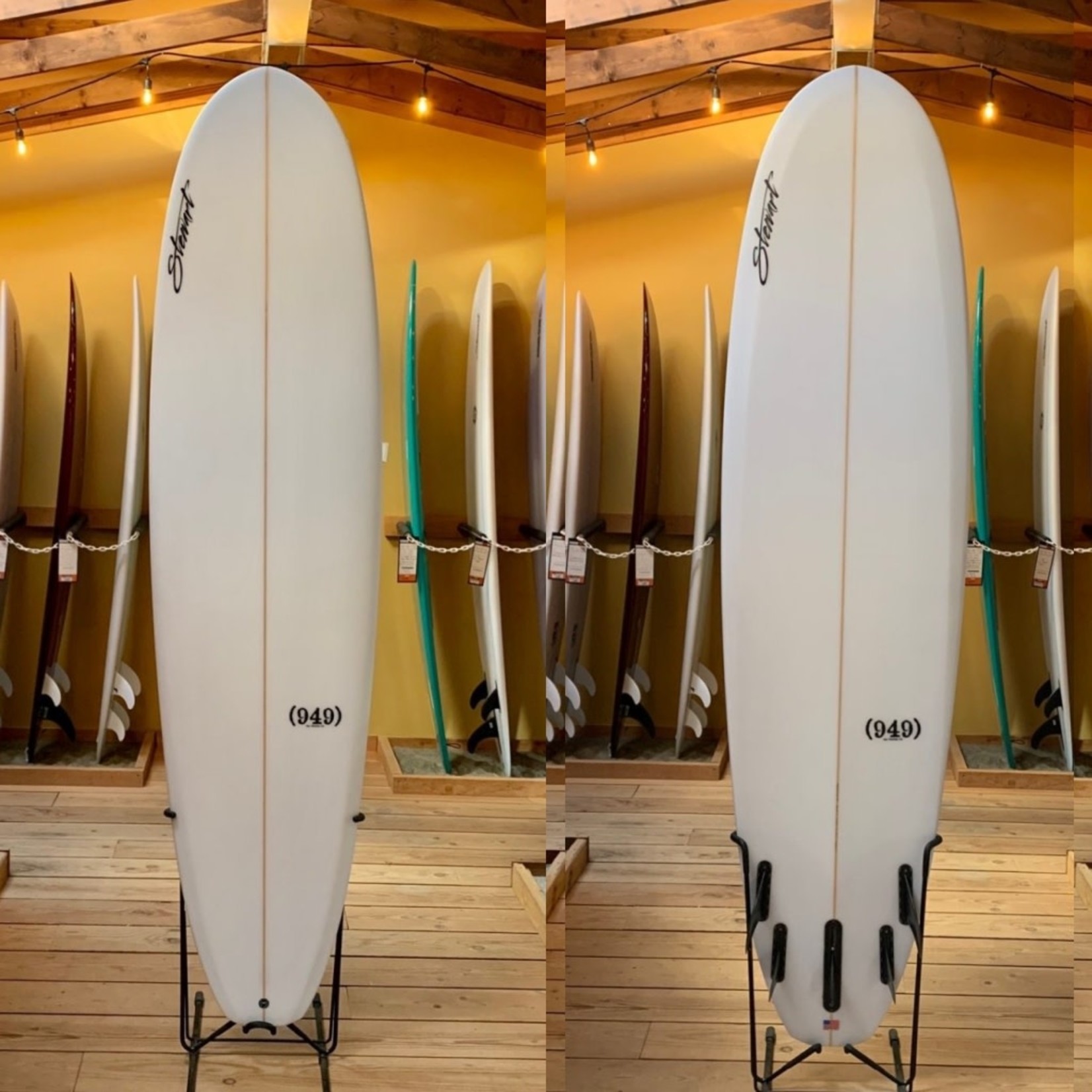 Stewart Surfboards 7'0 Stewart (949) Performance Surfboard white.