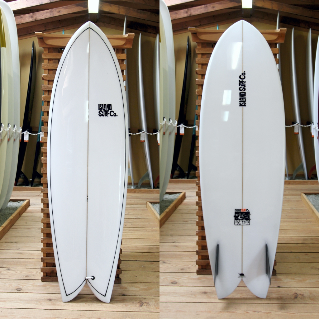 6'4 Island Surf Company Dorado Twin Fin Fish. .Surfboard.