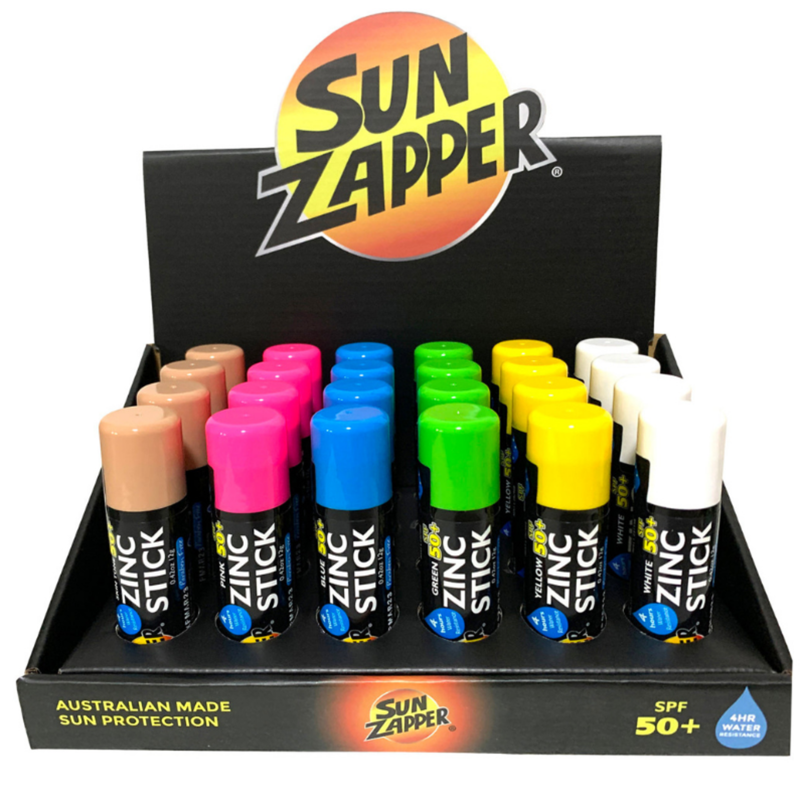 Sun Zapper Sun Zapper Coloured Face Zinc