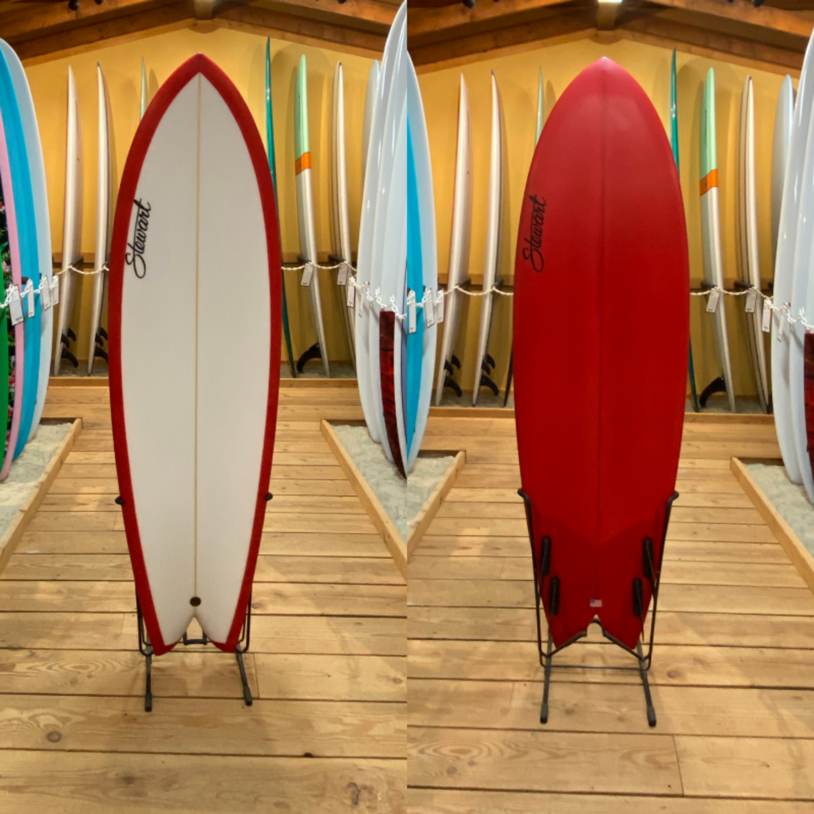 Stewart Surfboards 6'4 Stewart Retro Fish #119814