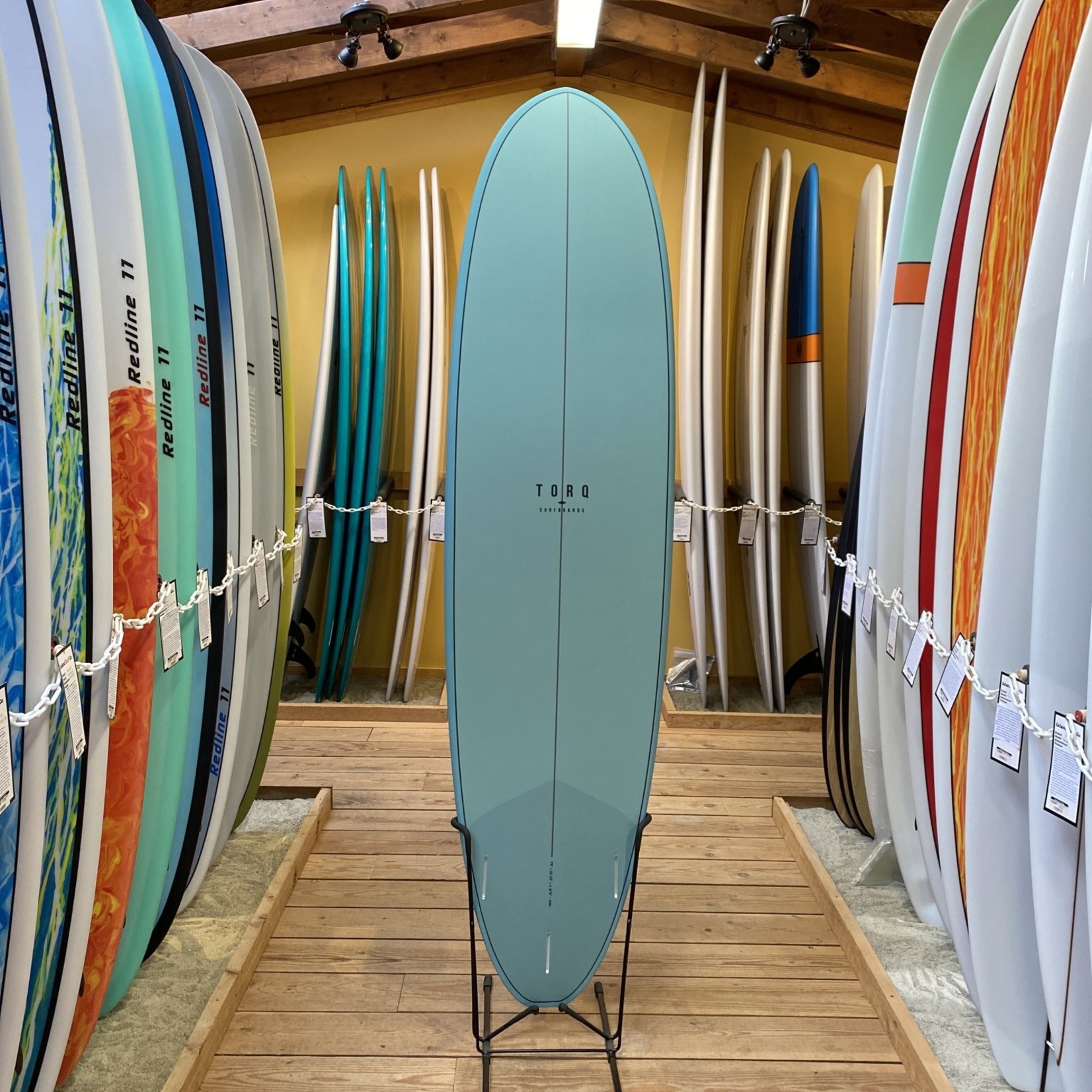 TORQ Surfboards 7'8 V+ Torq Mod Fun Pewter Blue*