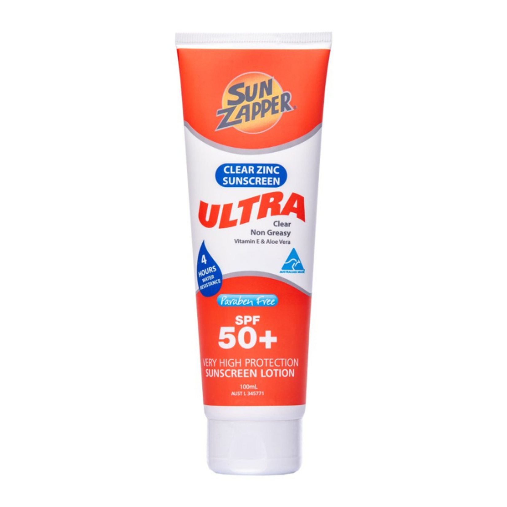 Sun Zapper Sun Zapper Clear Zinc Reef Safe Ultra SPF 50+ Sunscreen 100ml