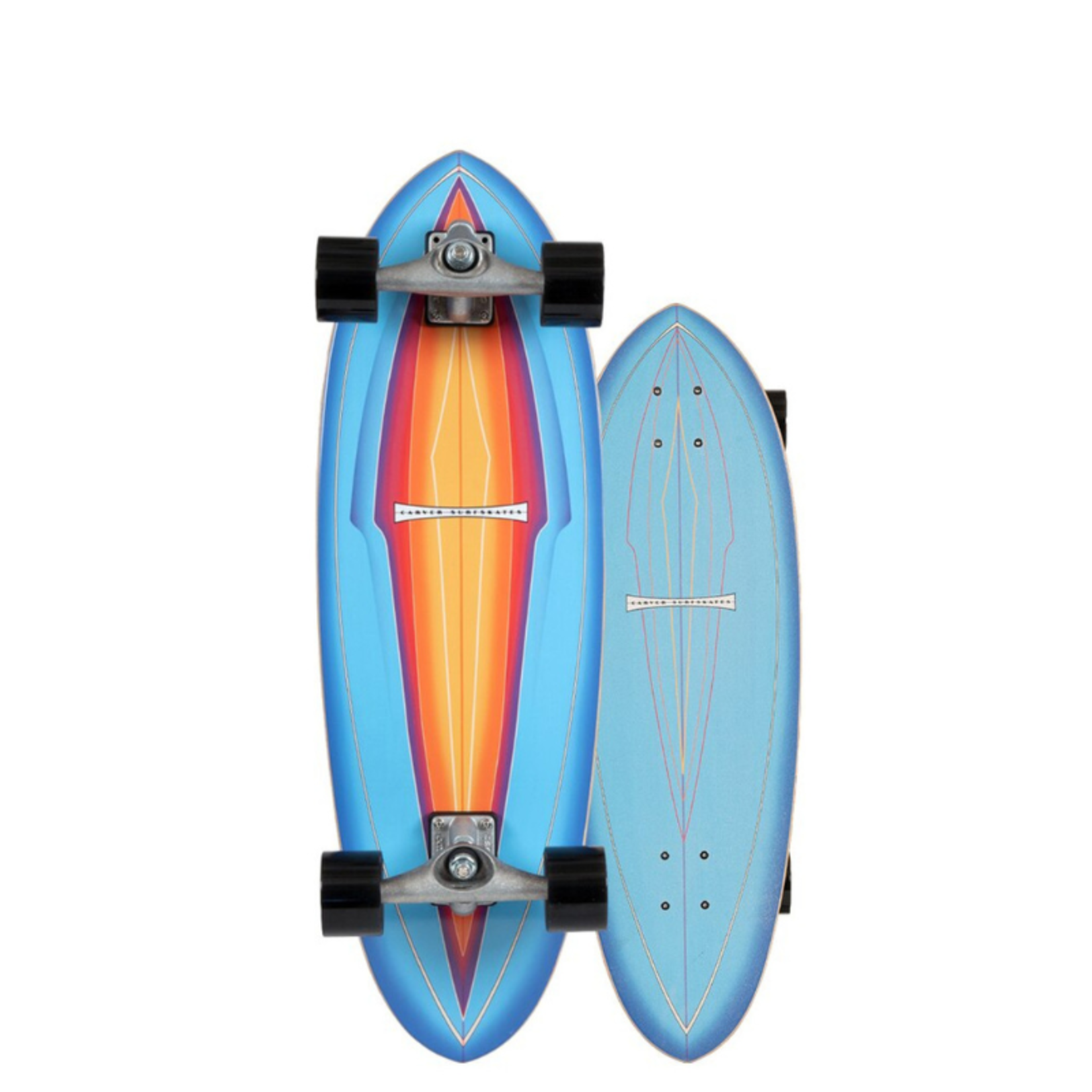 Carver Skateboards Carver CX Raw 31“ Blue Haze Surfskate Complete