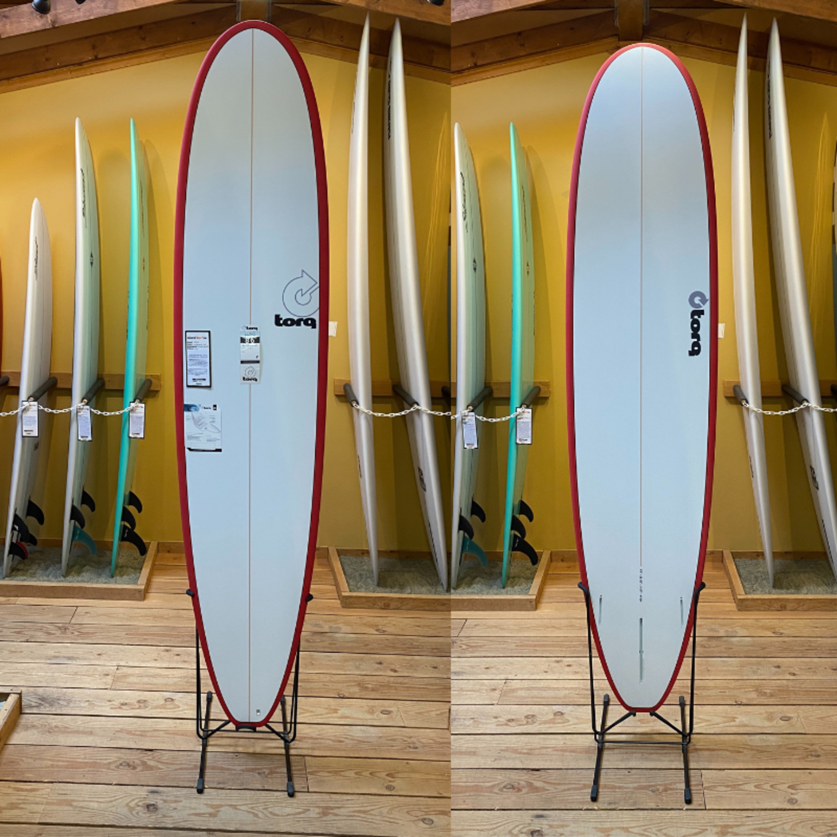 TORQ Surfboards 8'6 Torq TET Longboard Red Rail*