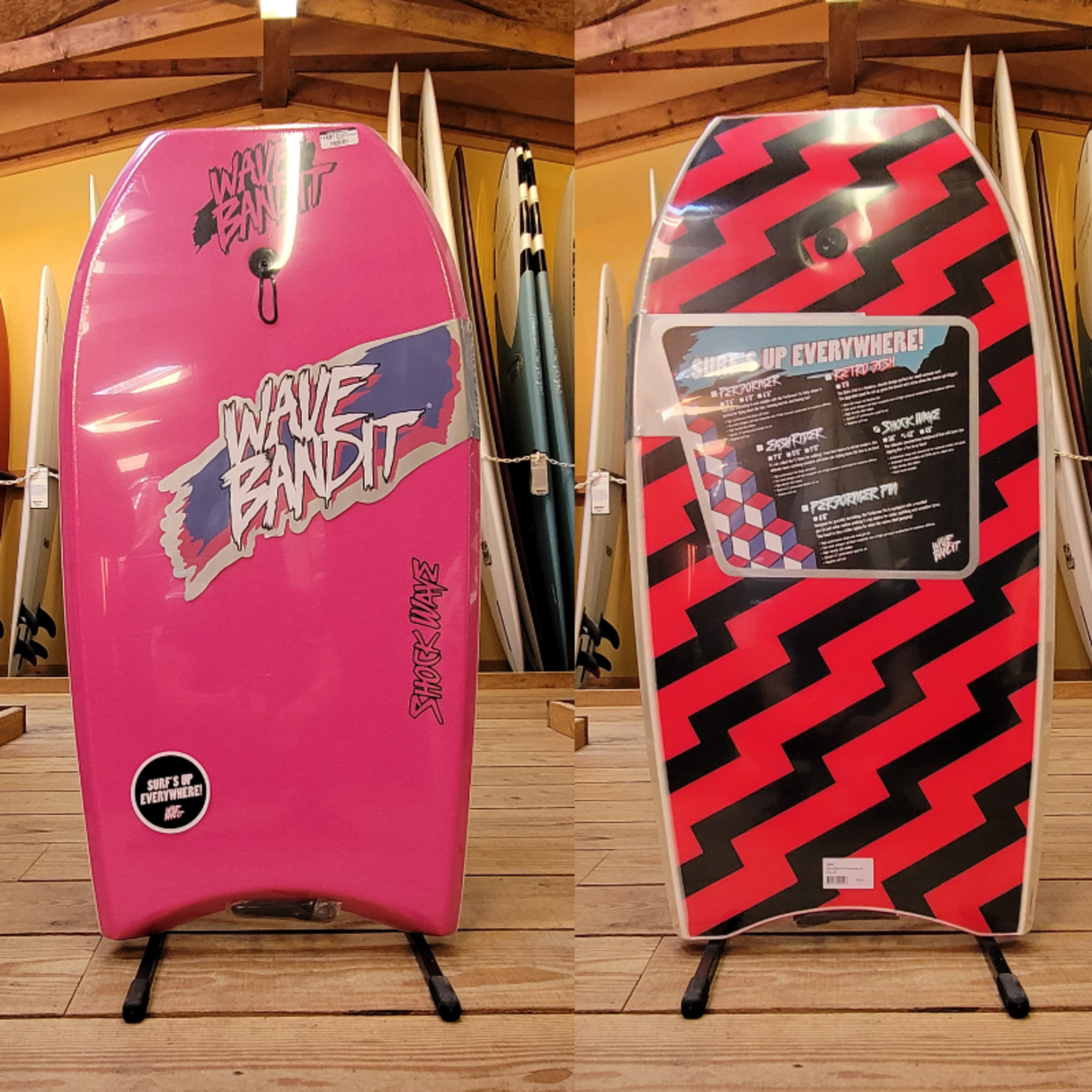 Catch Surf Wave Bandit Shockwave Bodyboard 45 - Pink/Pink-