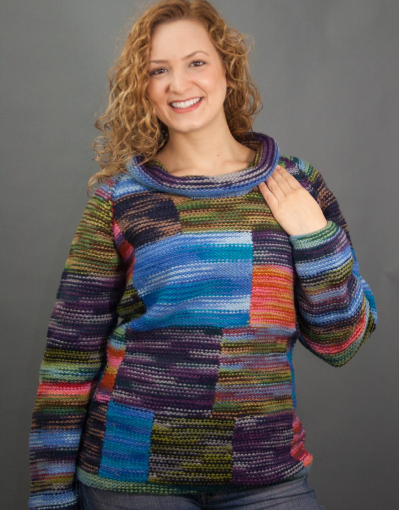 The Sweater Venture Multicolor Cowl Pullover