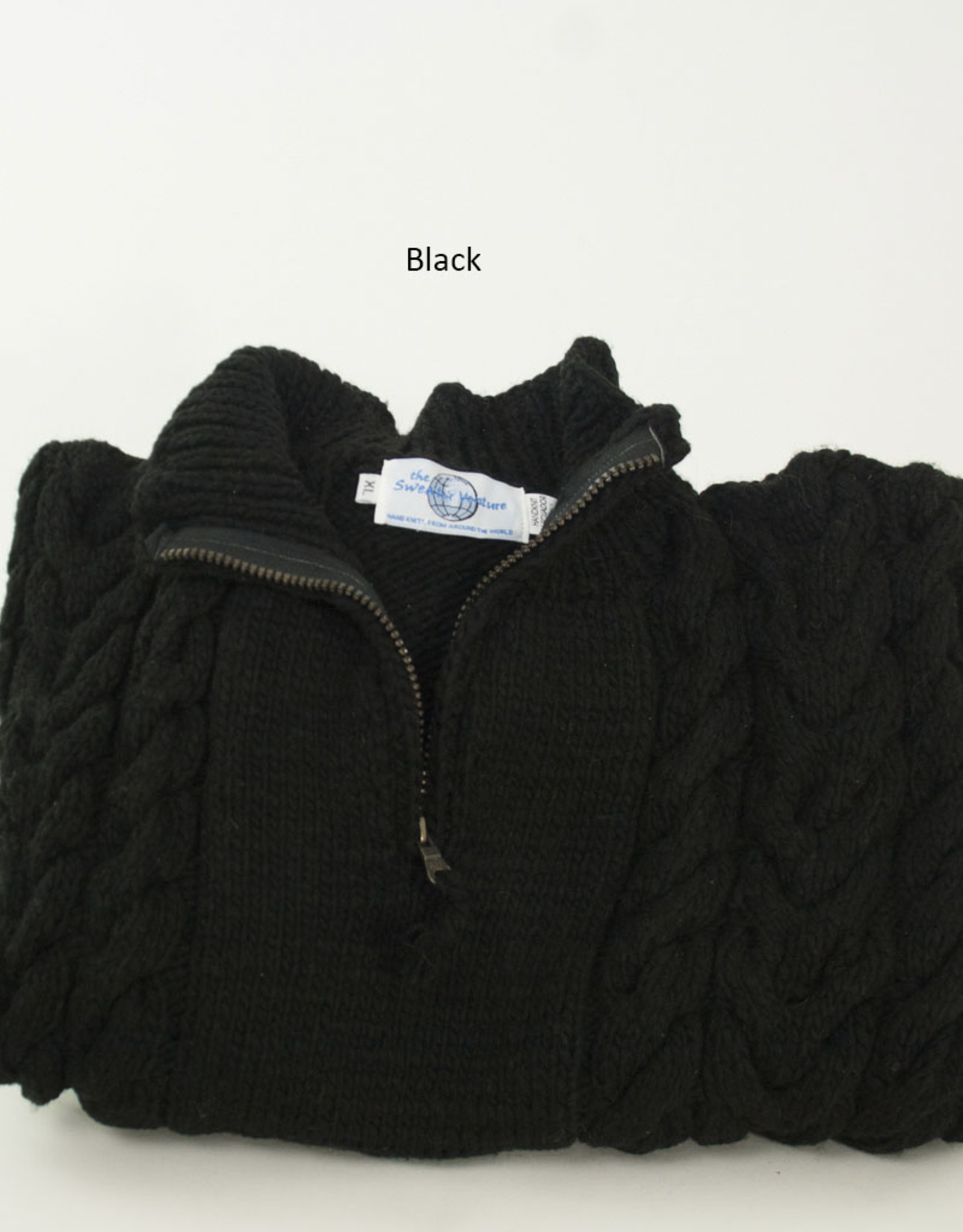 The Sweater Venture Cable 1/4 Zip Highneck