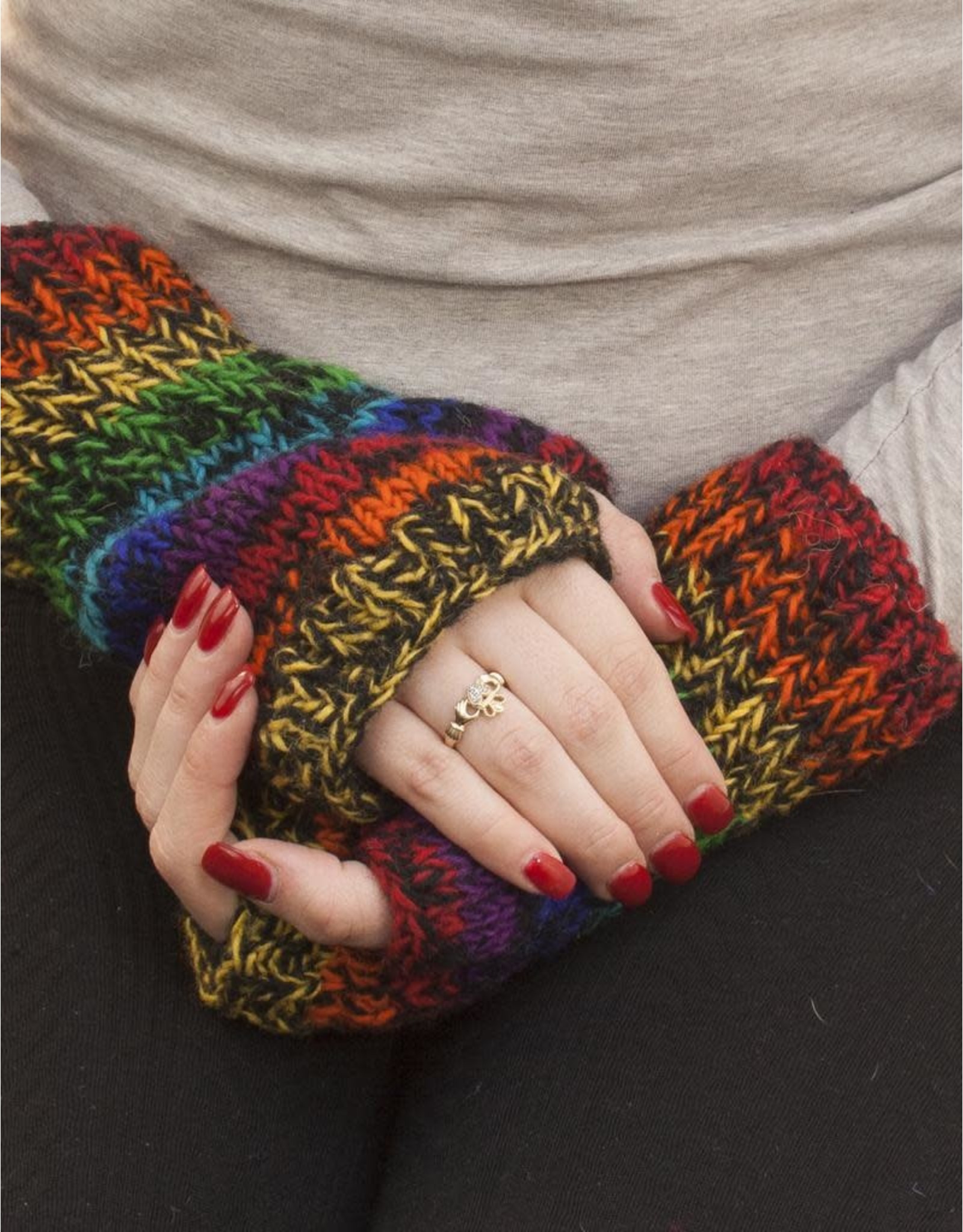 The Sweater Venture Snowfox Fleece Lined Wristlets