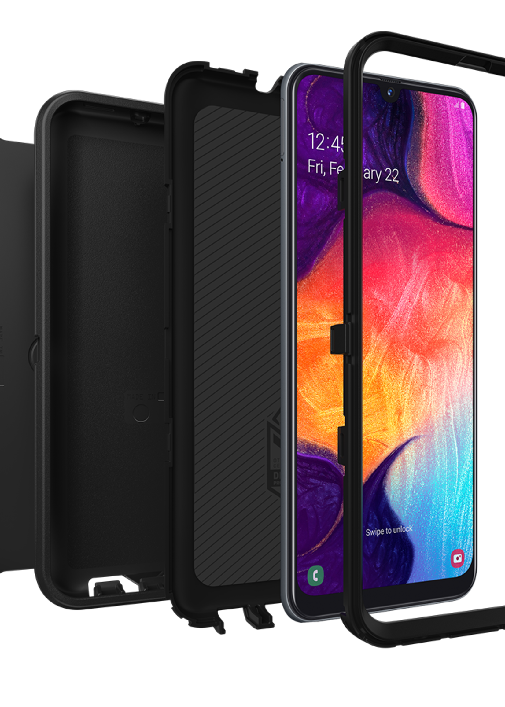 Otterbox OtterBox - Defender Case for Samsung Galaxy A50 - Black