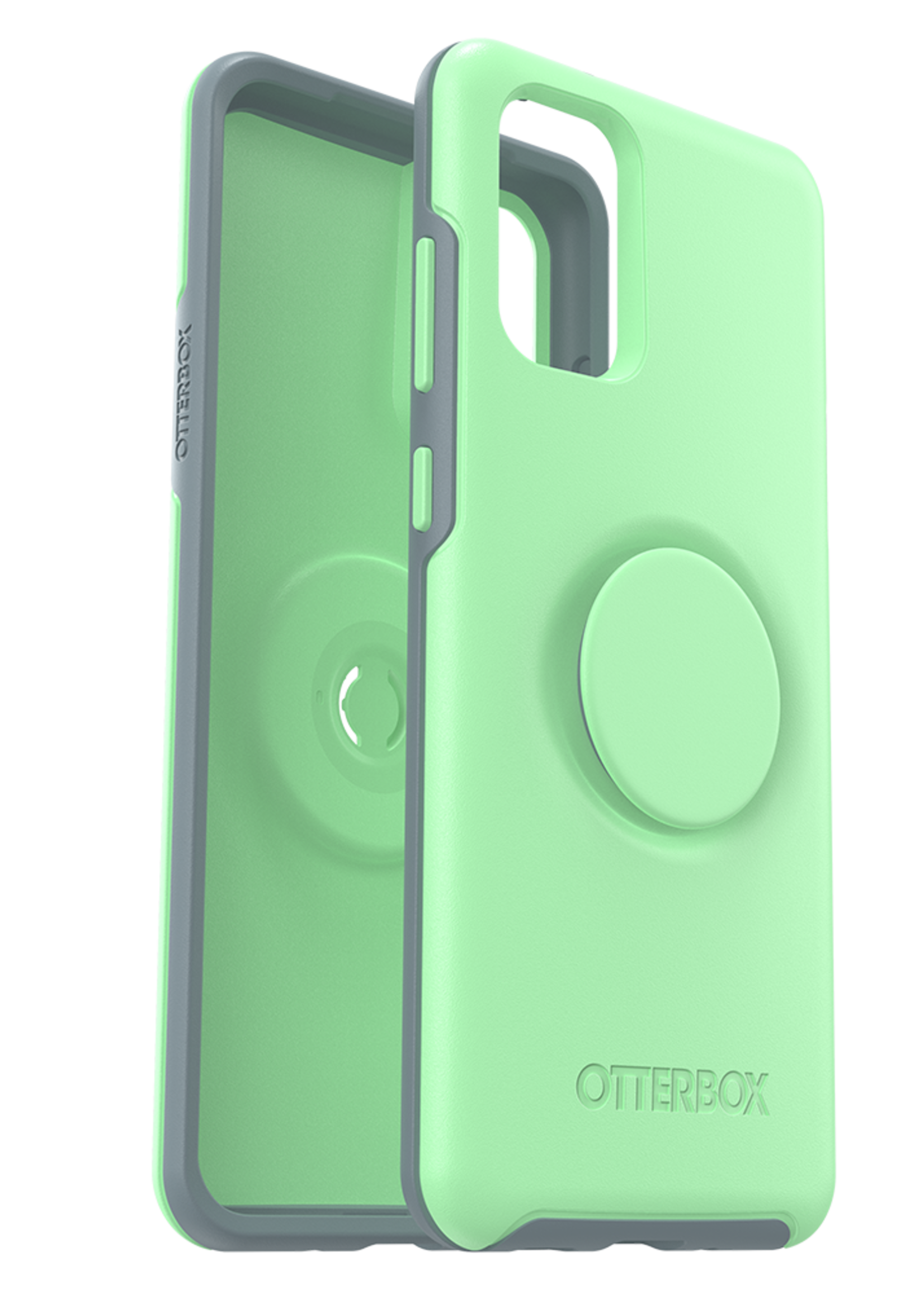 Otterbox OtterBox - Otter + Pop Symmetry Case with PopGrip for Samsung Galaxy S20 Plus - Mint to Be