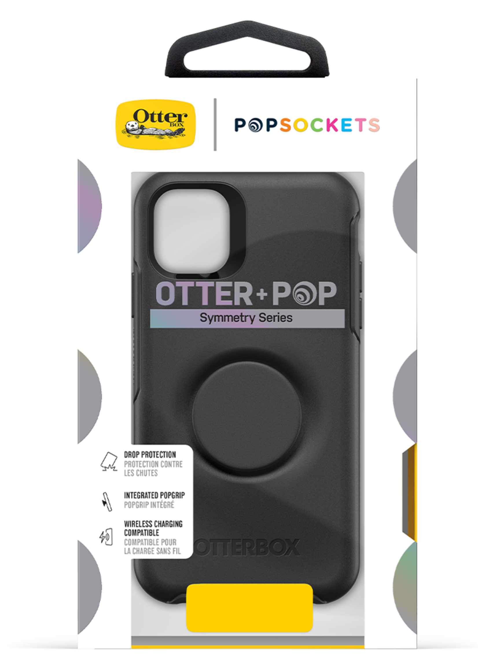 Otterbox OtterBox - Otter + Pop Symmetry Case with PopGrip for Apple iPhone 11 - Black