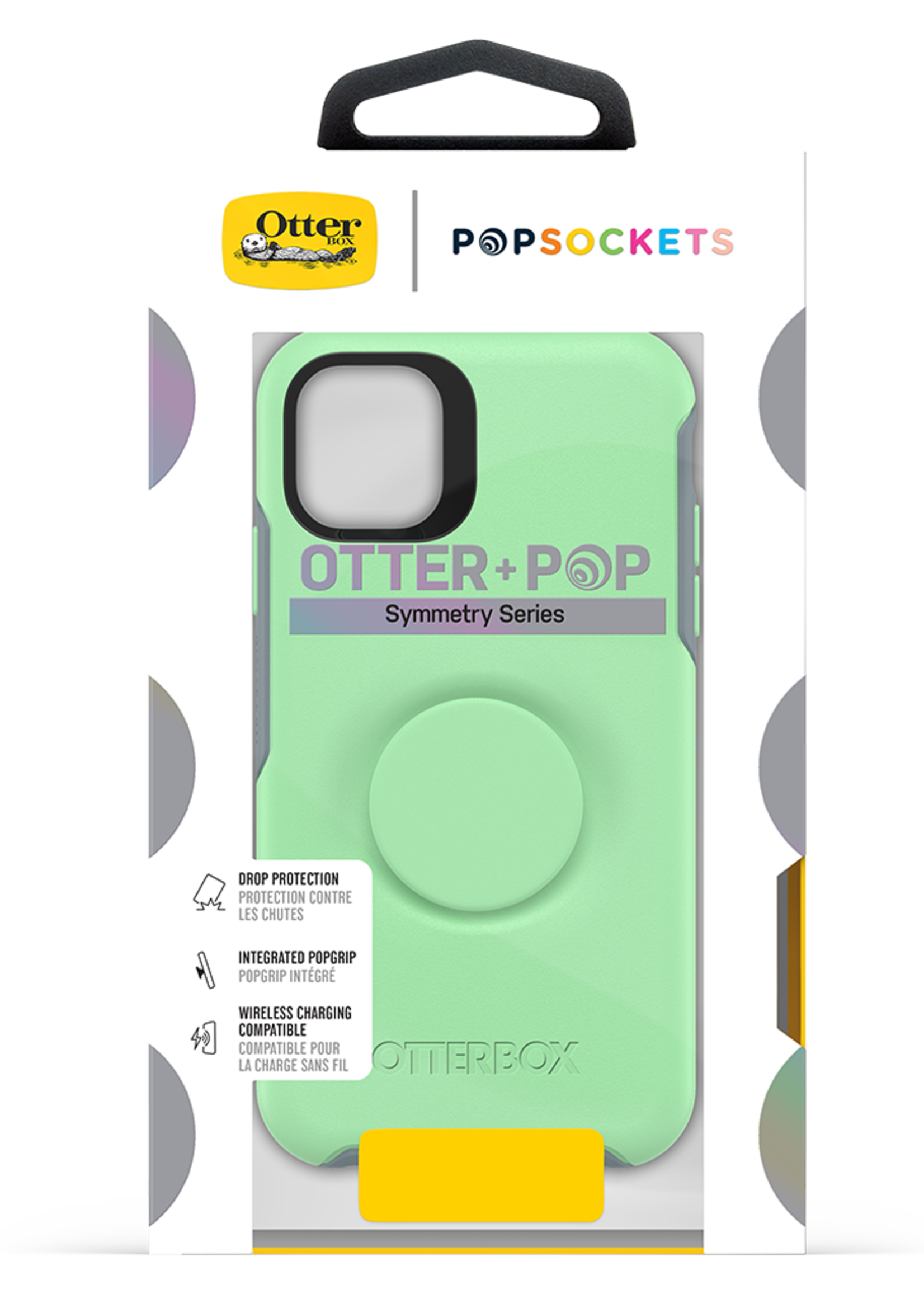 Otterbox OtterBox - Otter + Pop Symmetry Case with PopGrip for Apple iPhone 11 - Mint to Be