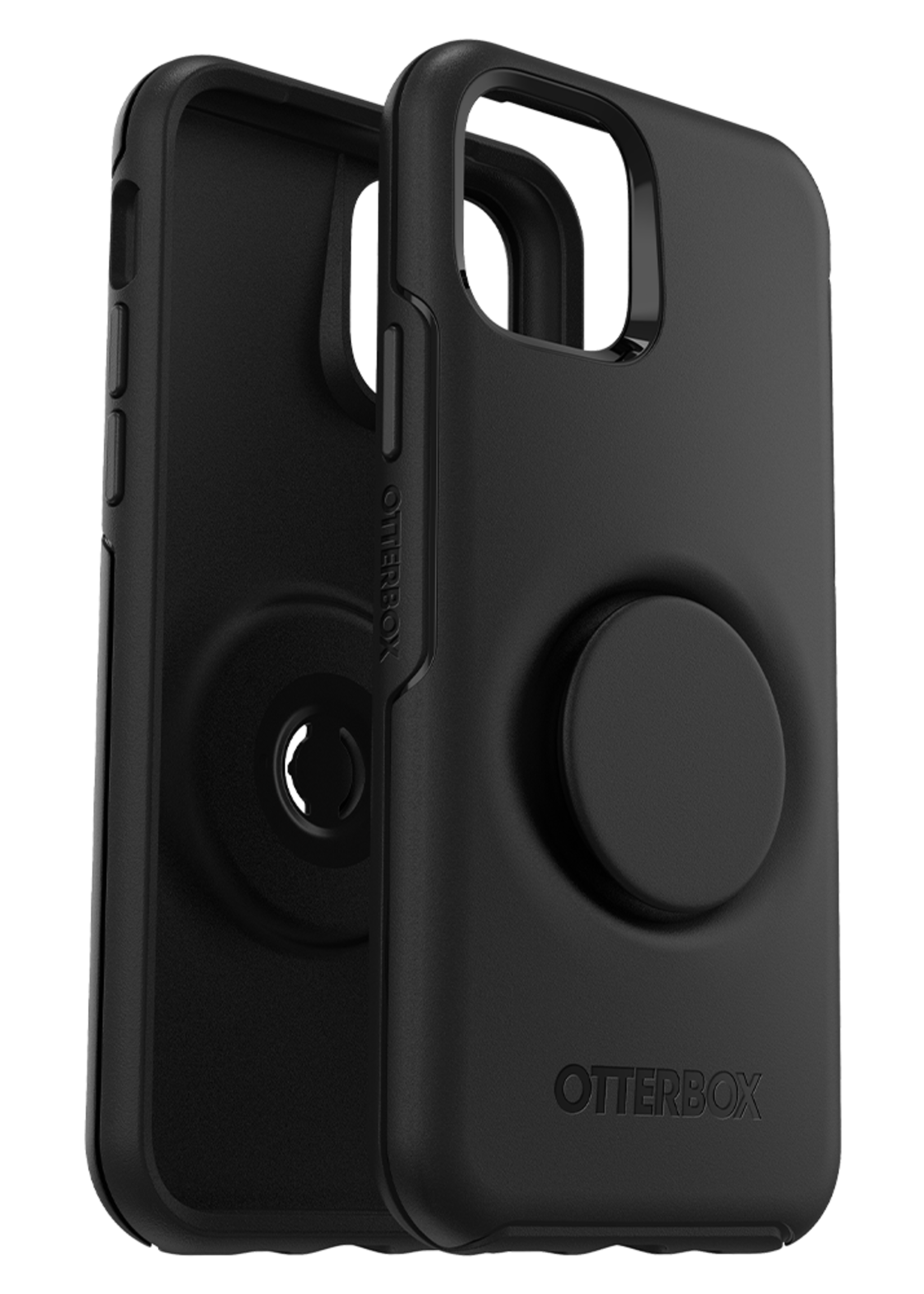 Apple OtterBox - Otter + Pop Symmetry Case with PopGrip for Apple iPhone 11 Pro - Black