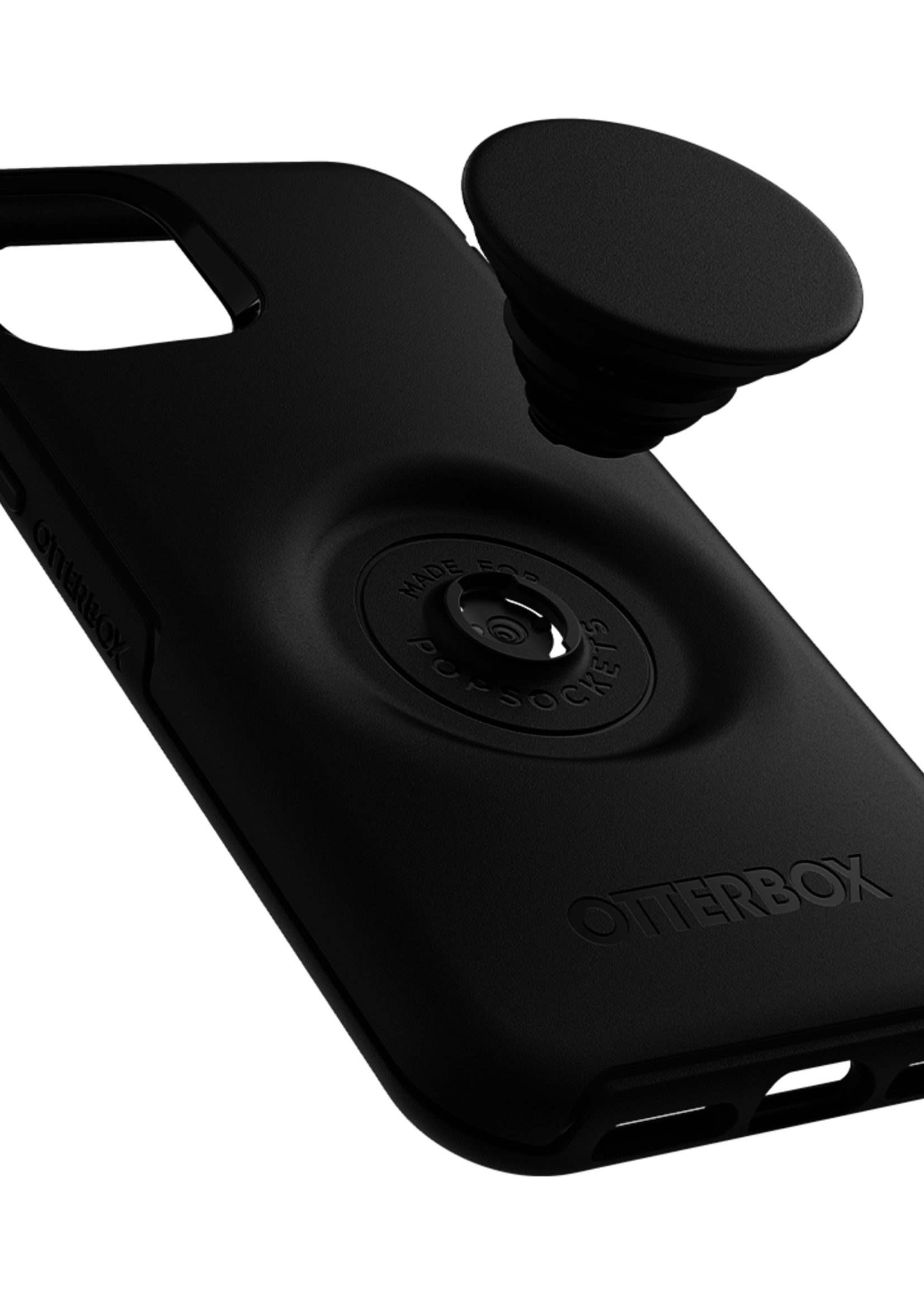 Apple OtterBox - Otter + Pop Symmetry Case with PopGrip for Apple iPhone 11 Pro - Black