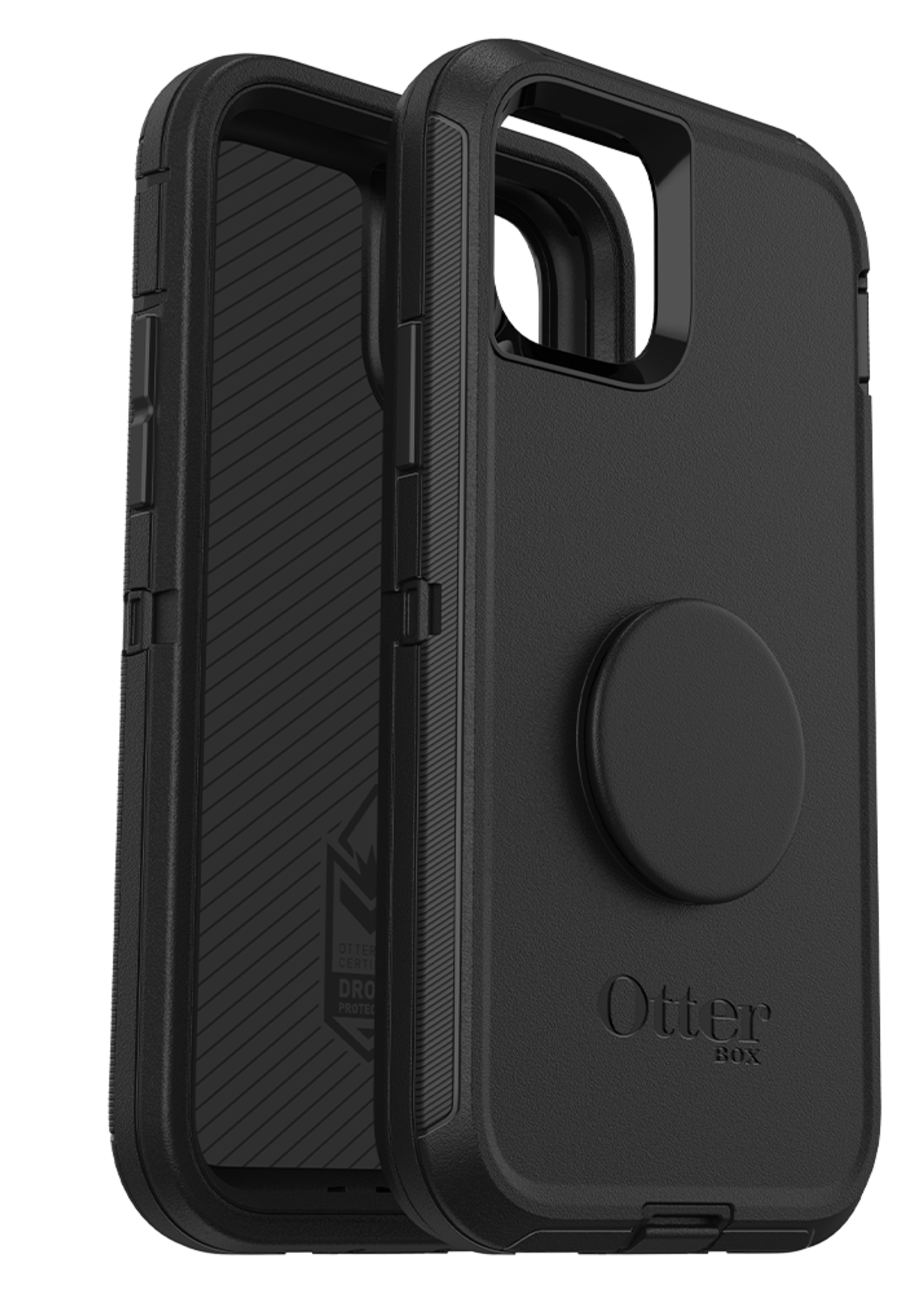 Apple OtterBox - Otter + Pop Defender Case with PopGrip for Apple iPhone 11 Pro - Black