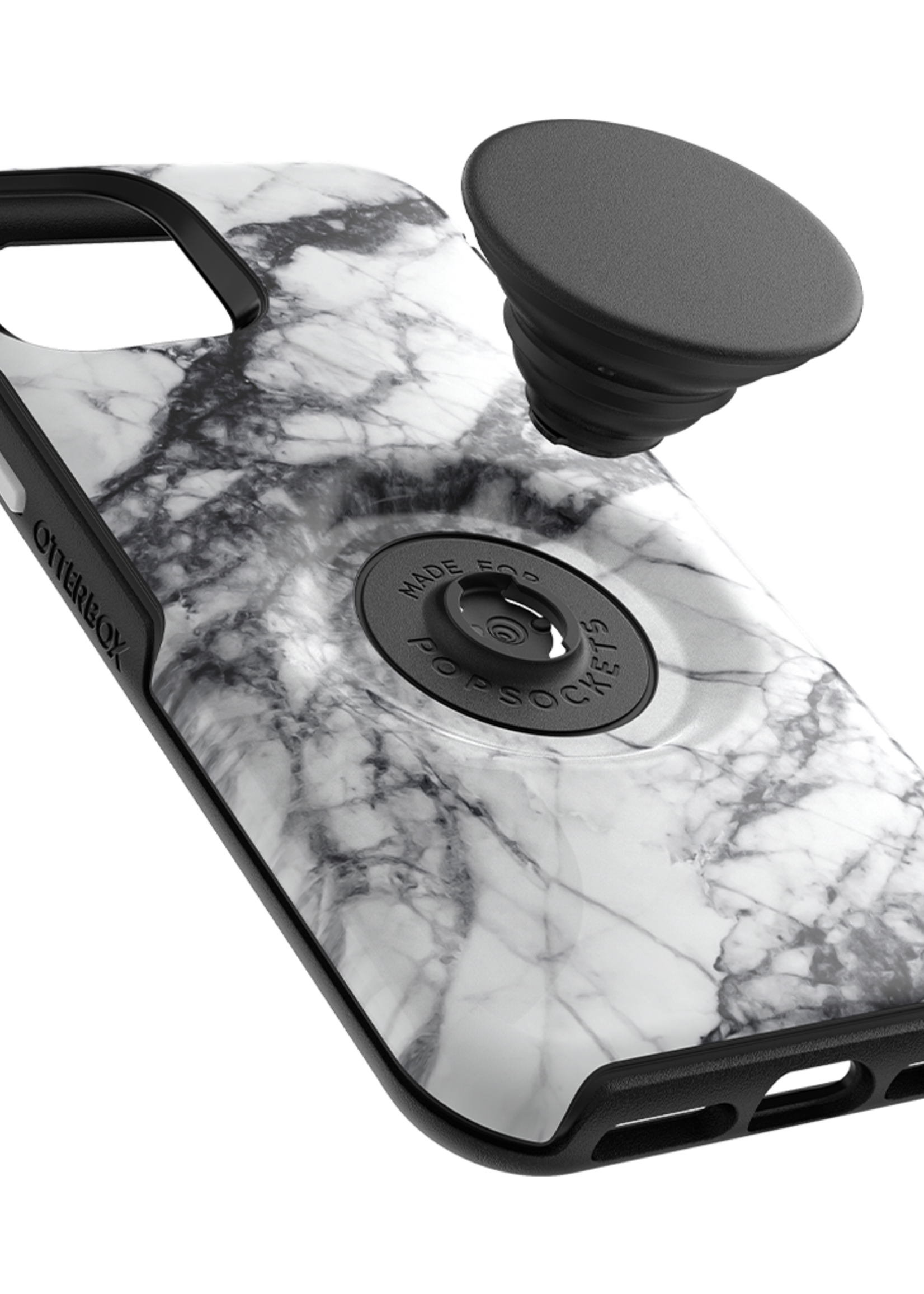 Otterbox OtterBox - Otter + Pop Symmetry Case with PopGrip for Apple iPhone 11 Pro - White Marble