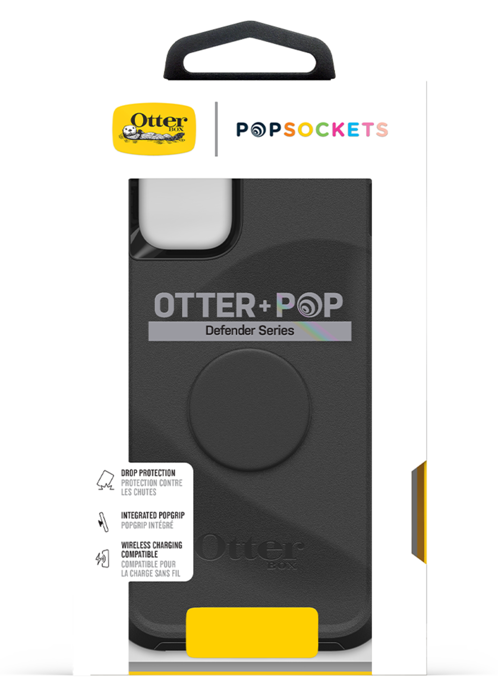 Otterbox OtterBox - Otter + Pop Defender Case with PopGrip for Apple iPhone 11 Pro Max - Black