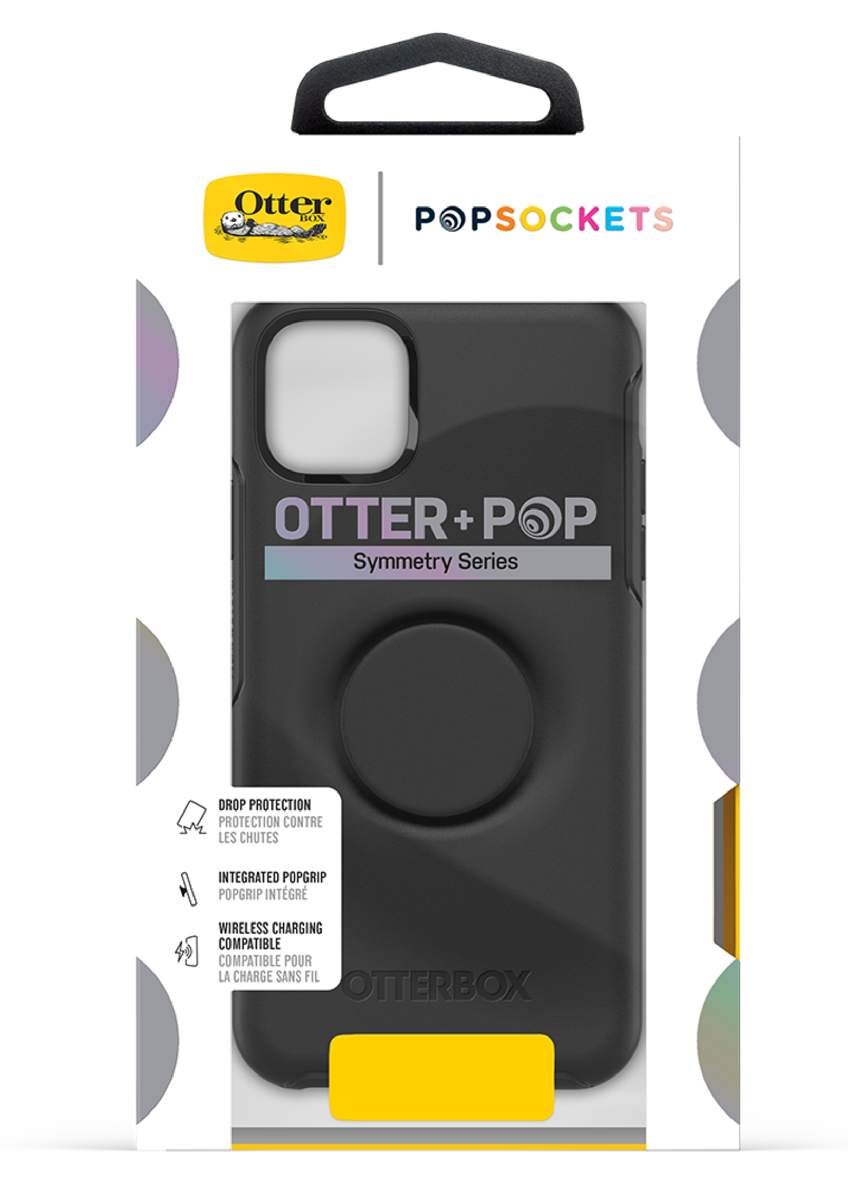 Otterbox OtterBox - Otter + Pop Symmetry Case with PopGrip for Apple iPhone 11 Pro Max - Black